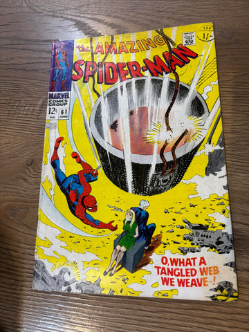 Amazing Spider-Man #61 - Marvel Comics - 1968 - 1st Gwen Stacy Cover