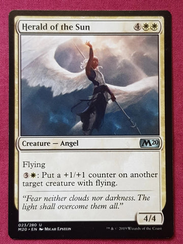 "Herald Of The Sun" x4 - Magic The Gathering Card - M20 - 4-Card Playset