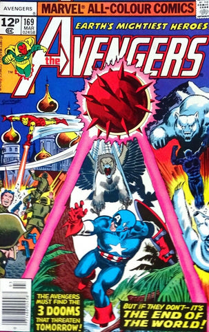 The Avengers #169 - Marvel Comics - 1977 - 1st app Eternity Man - Pence Copy