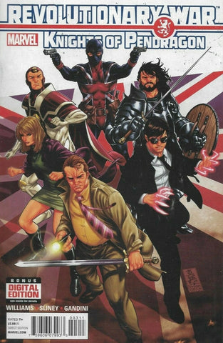 Revolutionary War: Knights Of Pendragon #1 - Marvel Comics - 2012