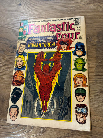 Fantastic Four #54 - Marvel Comics -  1966