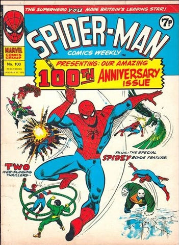 Spider-Man Comics Weekly #100 - Marvel Comics / British - 1975