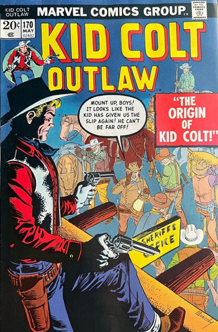Kid Colt: Outlaw #170 - Marvel Comics - 1973