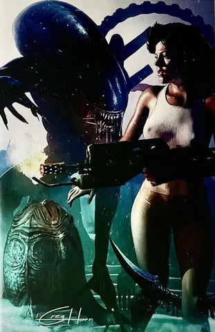 Female Force: Sigourney Weaver - Tidal Wave - 2025 - Greg Horn Virgin Variant