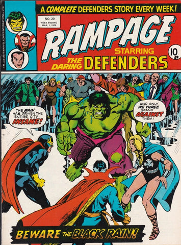 Rampage #20 - Marvel Comics / British - 1978