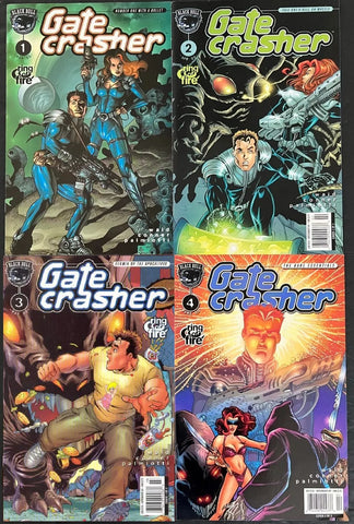 Gate Crasher: Ring Of Fire #1 2 3 4 (4x Comics RUN) - Black Bull - 2000