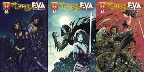 Darkness / Eva #1 (3x Covers) - Dynamite/Top Cow - 2008