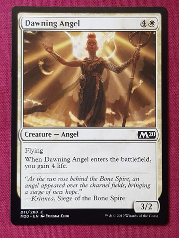 "Dawning Angel" x4 - Magic The Gathering Card - M20 - 4-Card Playset