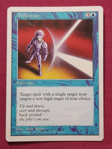"Deflection" - Magic The Gathering - 5th Edition