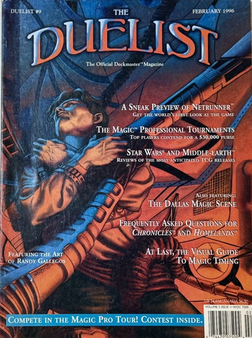 Duelist Magazine #9 - Wizards Of The Coast - February 1996