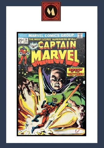Captain Marvel #36 - Marvel Comics - 1975 - Cent Copy