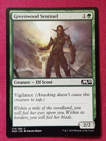 "Greenwood Sentinel" x4 - Magic The Gathering Card - M20 - 4-Card Playset
