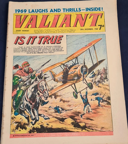 Valiant Comic x3 - British - 28/12/68, 17/5/69 & 24/5/69