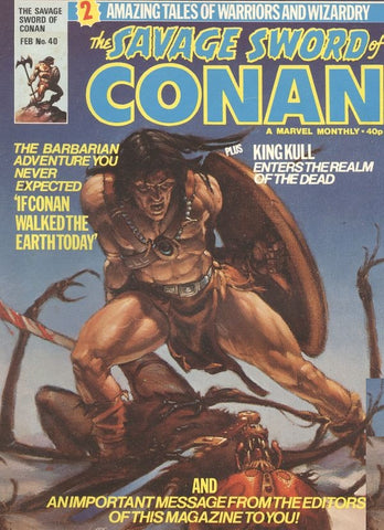 Savage Sword of Conan Monthly #40 - Marvel Comics - 1981