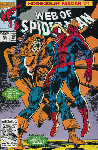 Web of Spider-Man #94 - Marvel Comics - 1992