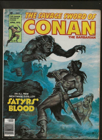 Savage Sword of Conan #51 - Marvel Magazines - 1980