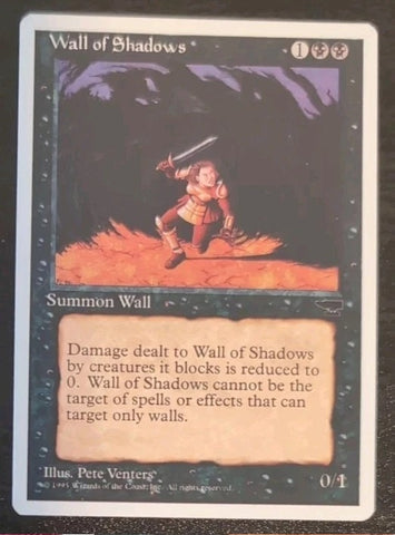 "Wall of Shadows" x4 - Magic The Gathering - Chronicles - 4-Card Playset