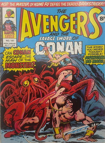 The Avengers #147 - Marvel Comics / British - 1976