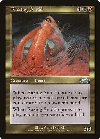 "Razing Snidd" x4 - Magic The Gathering - Planeshift - 4-Card Playset
