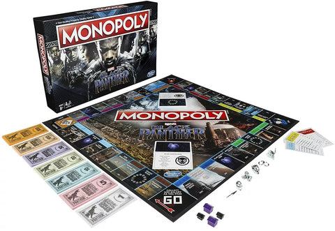 Monopoly: Black Panther - Hasbro Board Game - 2018 - Rare OOP