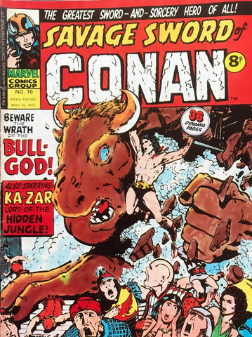 Savage Sword of Conan #10 - Marvel Comics / British - 1975