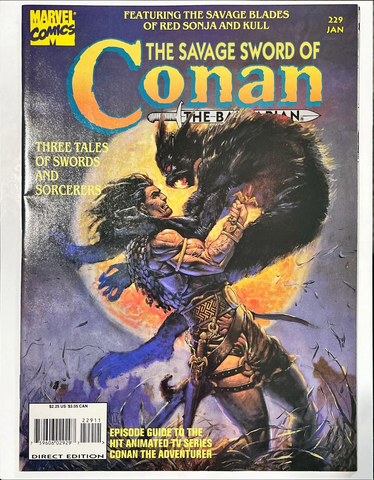 Savage Sword of Conan #229 - Marvel Magazines - 1995