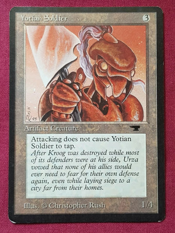 "Yotian Soldier" - Magic The Gathering Card - Antiquities