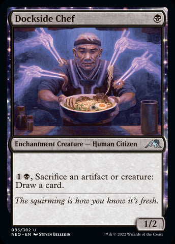"Dockside Chef" - Magic The Gathering Card - NEO