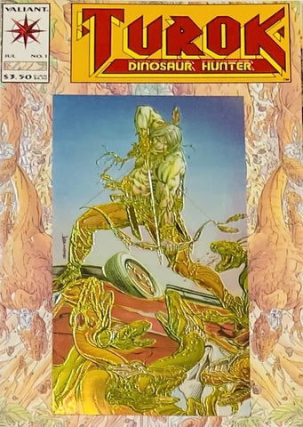 Turok Dinosaur Hunter #1 - Valiant - 1993 - Foil Print