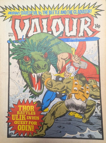 Valour #14 - Marvel/British Comics - 1981