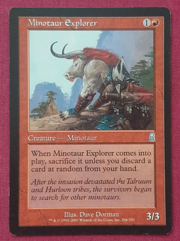 "Minotaur Explorer" - Magic The Gathering Card - Odyssey