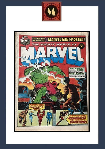 Mighty World Of Marvel #22 - Marvel Comics / British - 1973