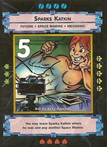 "Sparks Katkin" - Xxxenophile CCG Card
