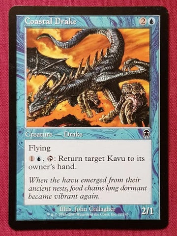 "Coastal Drake" x4 - Magic The Gathering - Apocalypse - 4-Card Playset