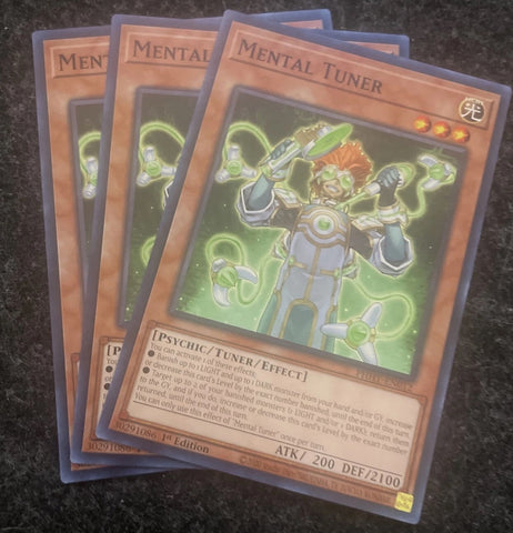 "Mental Tuner" PHHY-EN012 - Yu-Gi-Oh! - 3x Cards Playset - Photon Hypernova