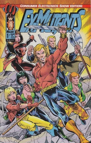 Ex-Mutants #1 - Malibu Comics - 1992 - Consumer Electronics Edition