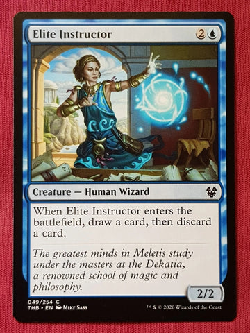 "Elite Instructor" - Magic The Gathering Card - Theros Beyond Death