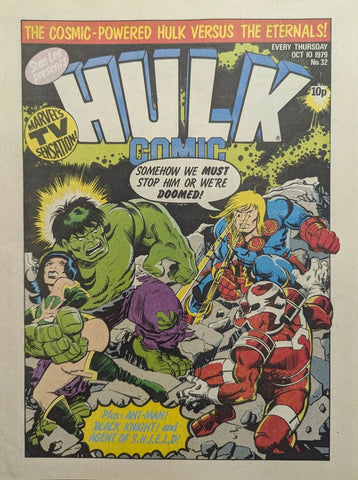 Hulk Comic #32 - #35 (4x Comics RUN) - Marvel Comics/British - 1979