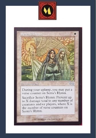"Serra's Hymn" - Magic The Gathering Card - Urza's Saga