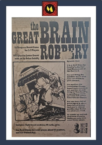 "The Great Brain Robbery" - Cheapass Games - RARE OOP