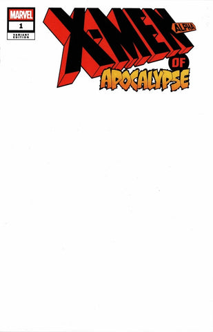 X-Men Of Apocalypse #1 - Marvel Comics - 2025 - Blank Variant