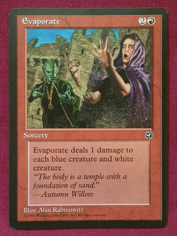 "Evaporate" - Magic The Gathering Card - Homelands