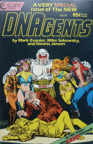 DNAgents #10 - Eclipse Comics - 1986