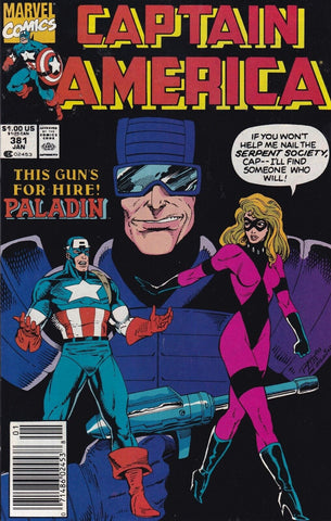 Captain America #381 - Marvel Comics - 1991