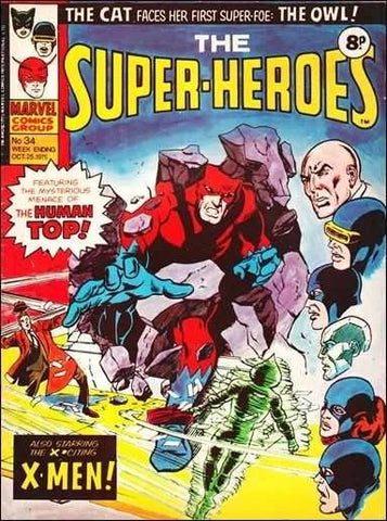 The Super-Heroes #34 - Marvel Comics / British - 1975