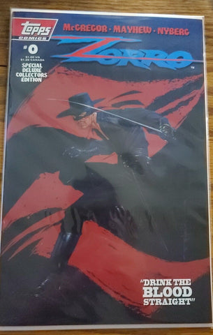 Zorro #0 Special Deluxe Collectors Edition - Topps Comics - 1993