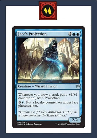 "Jace's Projection" - Magic The Gathering Card - WAR