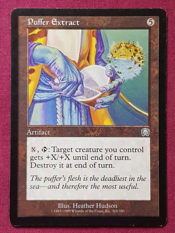 "Puffer Extract" - Magic The Gathering Card - Mercadian Masques