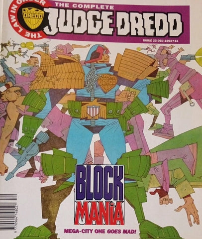 Complete Judge Dredd #23 - #26 (4 x Comics) - 2000AD - 1993