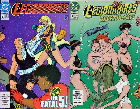 Legionnaires #6 & #7 - DC Comics - 1993